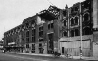 1941: Old Vic damaged during an air raid