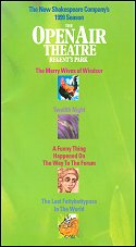 1999 Season: OPEN AIR THEATRE, REGENT'S PARK