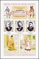 1988: D'OYLY CARTE RE-LAUNCH Announcement Leaflet